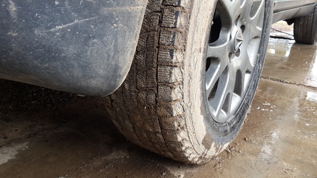 Использование Dunlop на грязи