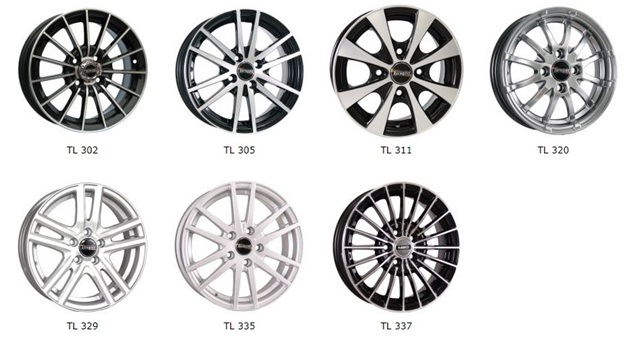 Модельный ряд дисков Tech Line на 13"